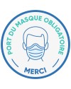 port du masque obligatoire français merci