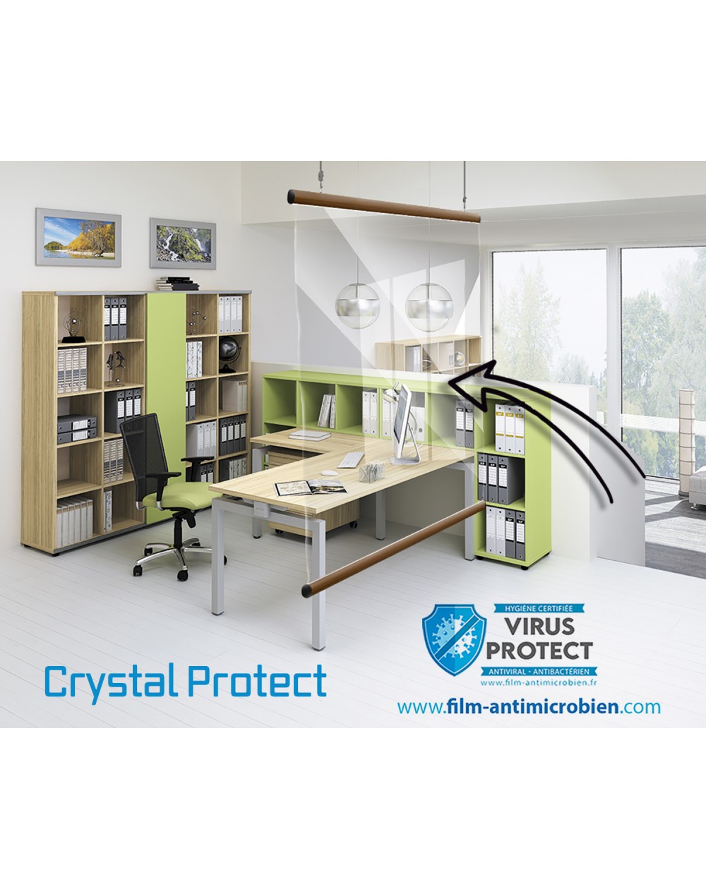 Exclu Safetouchplus ! Ecran protection Crystal Protect by Virus Protect